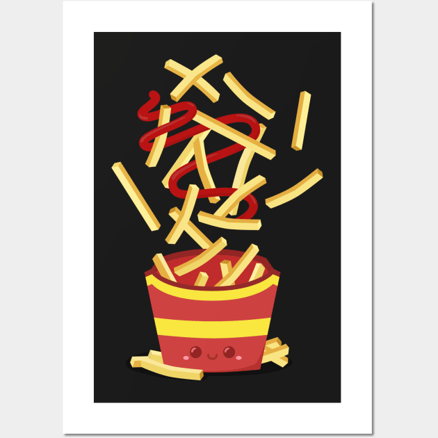 Extreme French Fry Making Wall Art by StrayKoi